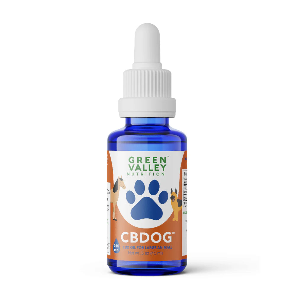 Green Valley Nutrition CBDOG Drops (large)– Premium CBD Oil for Dogs & Cats