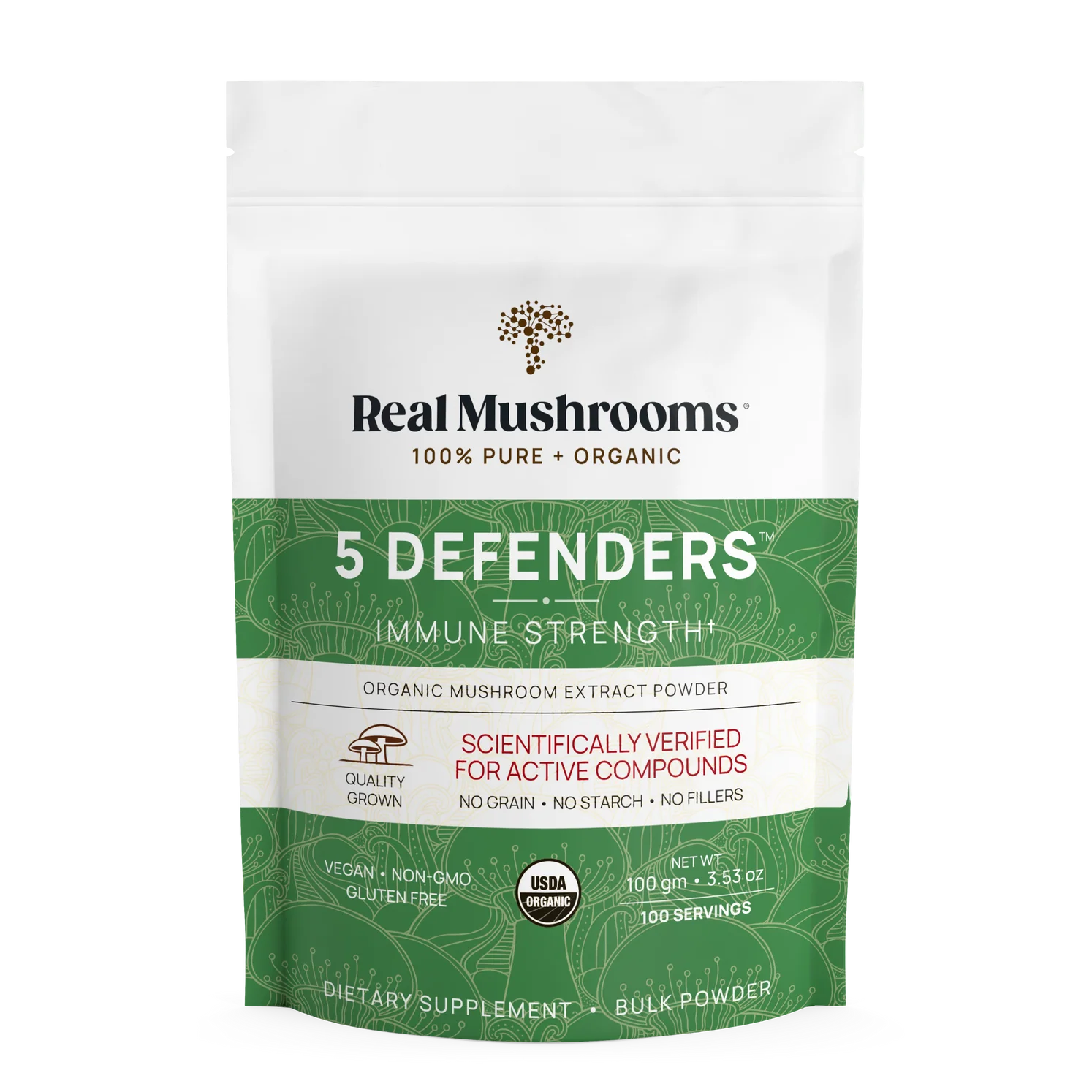 5 Defender BULK Real Mushroom
