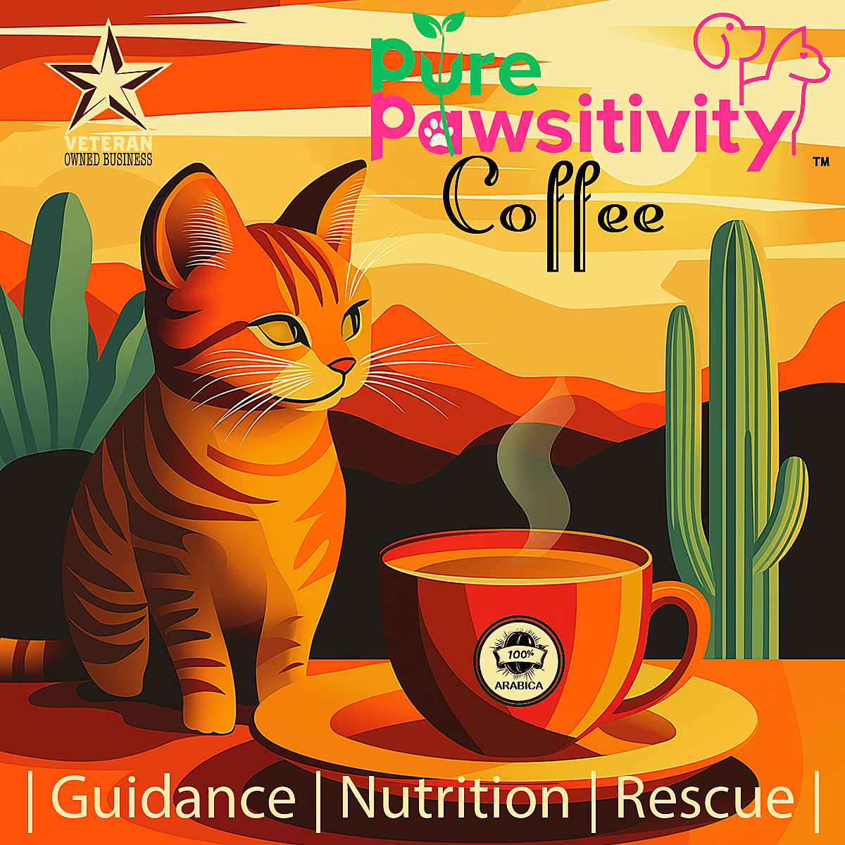 NEW! Pure Pawsitivity Coffee! 100% Arabica