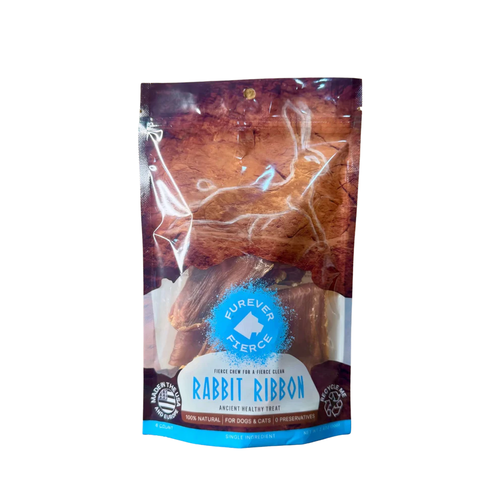 Furever Fierce Rabbit Ribbon Bag