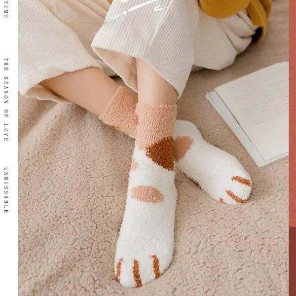 Cat Paw Socks-Fun for Humans!!