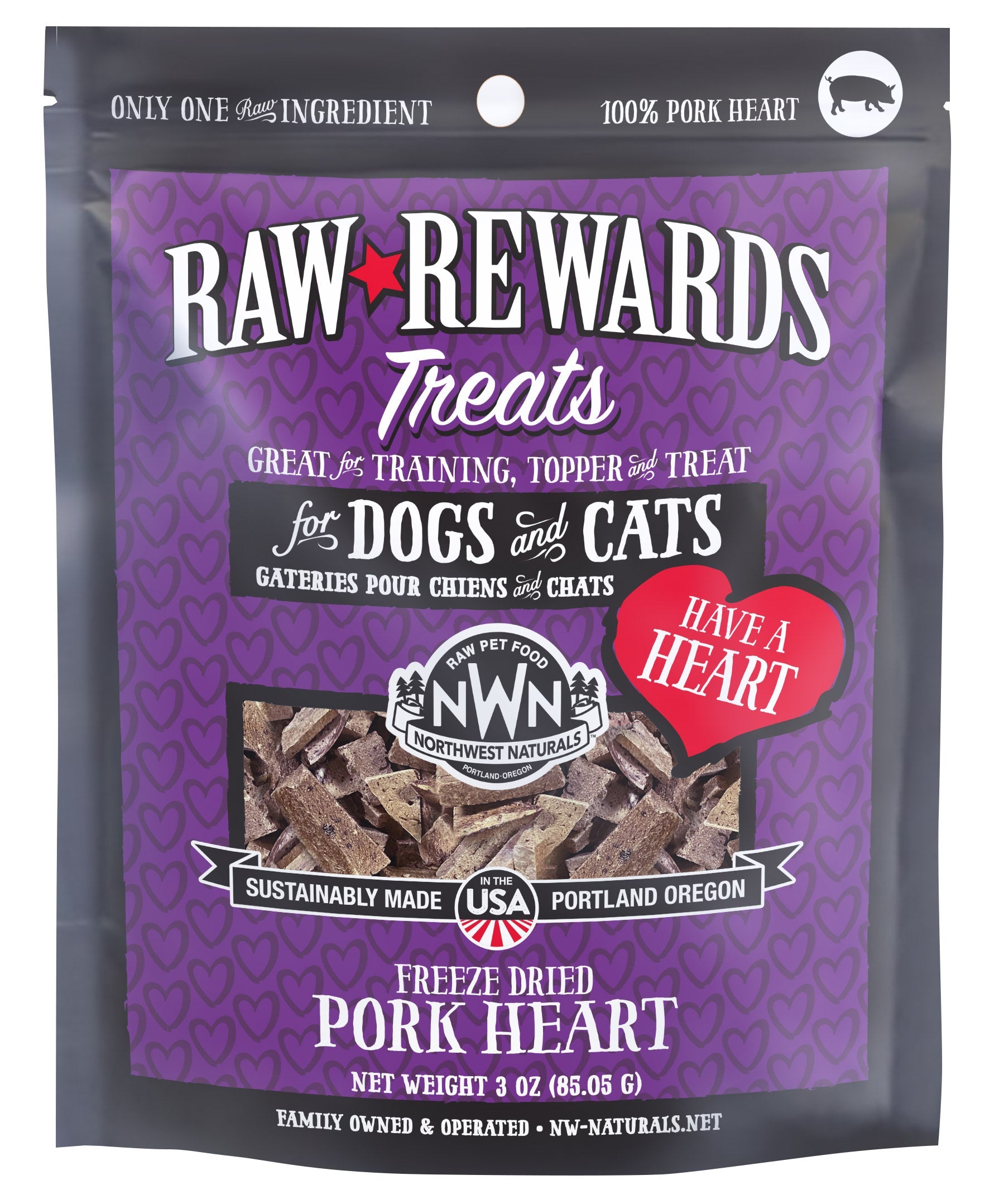 NWN Pork Heart - 3oz
