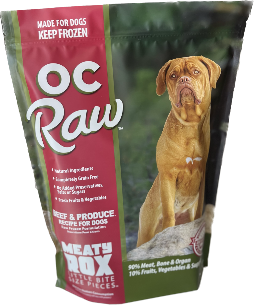 OCRaw Freeze-Dried Beef & Produce – 20 oz