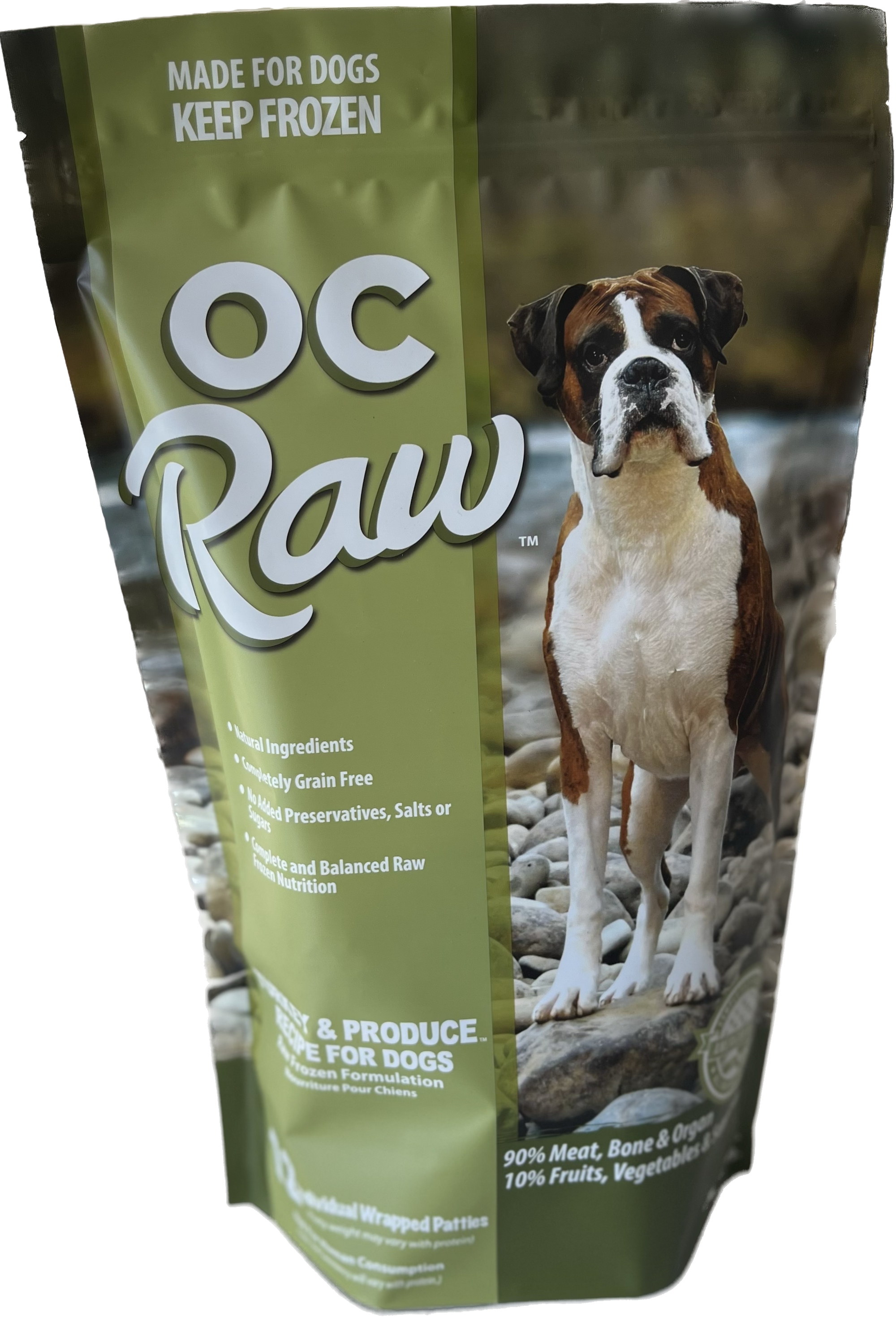OCRaw Freeze-Dried Turkey & Produce –20oz