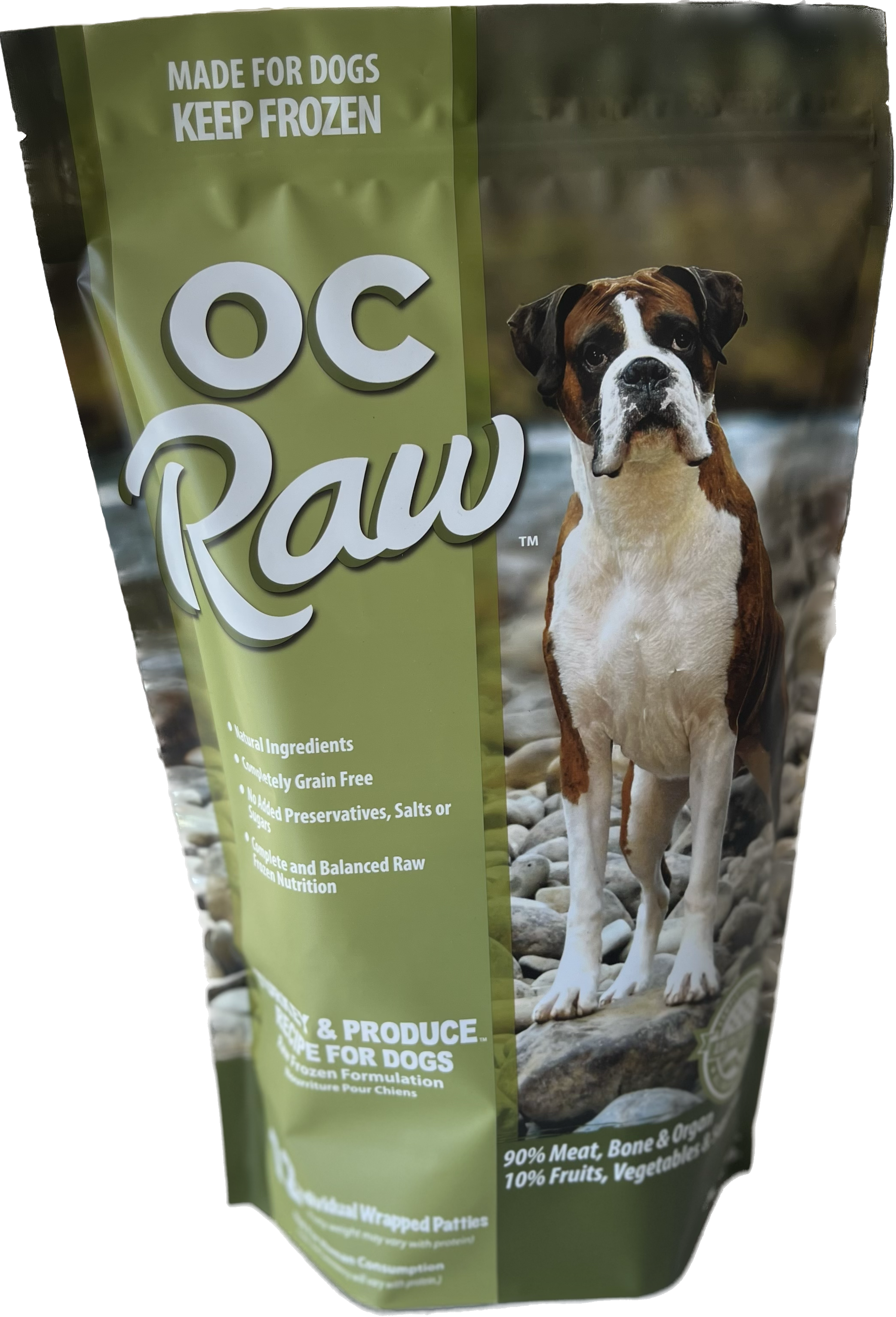 OCRaw Freeze-Dried Turkey & Produce –20oz