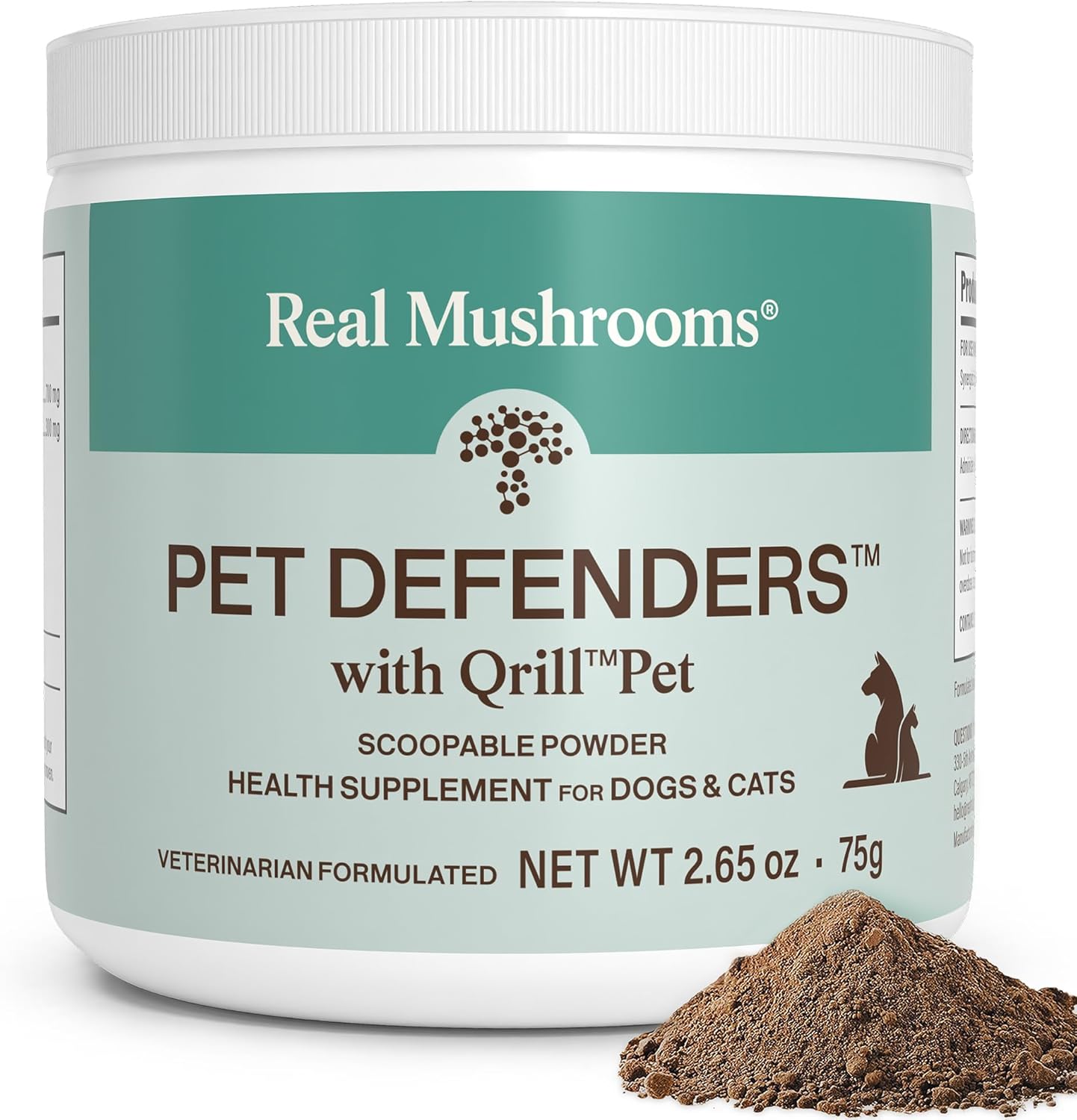 Real Mushrooms Pet Defender + Qrill