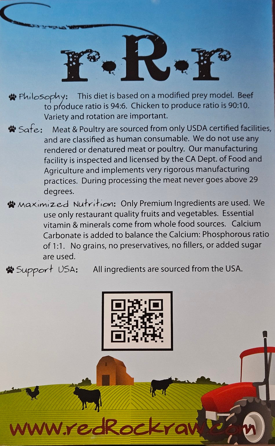 Red Rock Raw - Compete & Balanced RAW Meals - Dogs & Cats