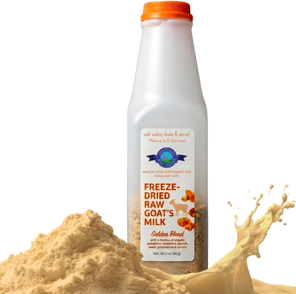 SBF GOLDEN Freeze-Dried Raw Goat Milk – Makes 32oz