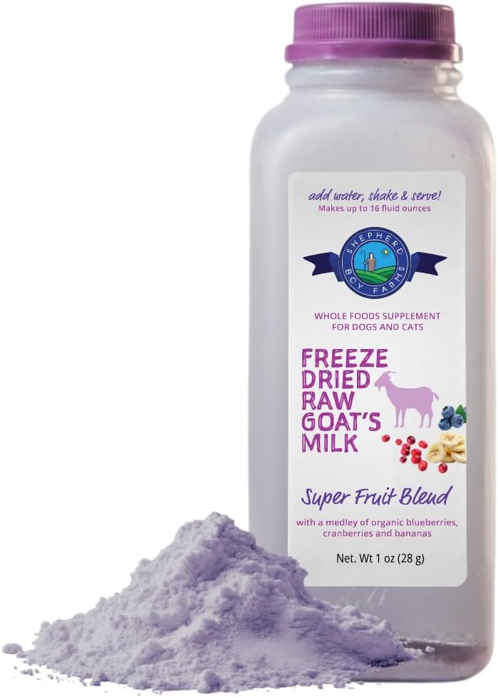 SBF FRUIT Freeze-Dried Raw Goat Milk – Makes 16OZ