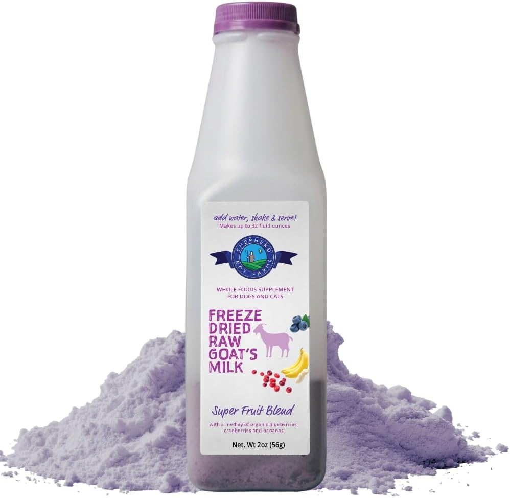 SBF FRUIT Freeze-Dried Raw Goat Milk – Makes 32oz