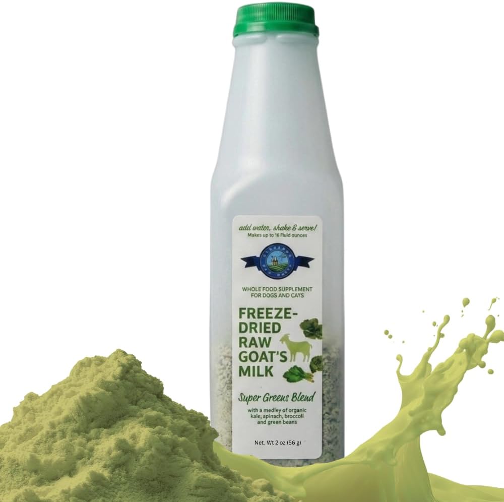 SBF GREENS Freeze-Dried Raw Goat Milk – Makes 32oz