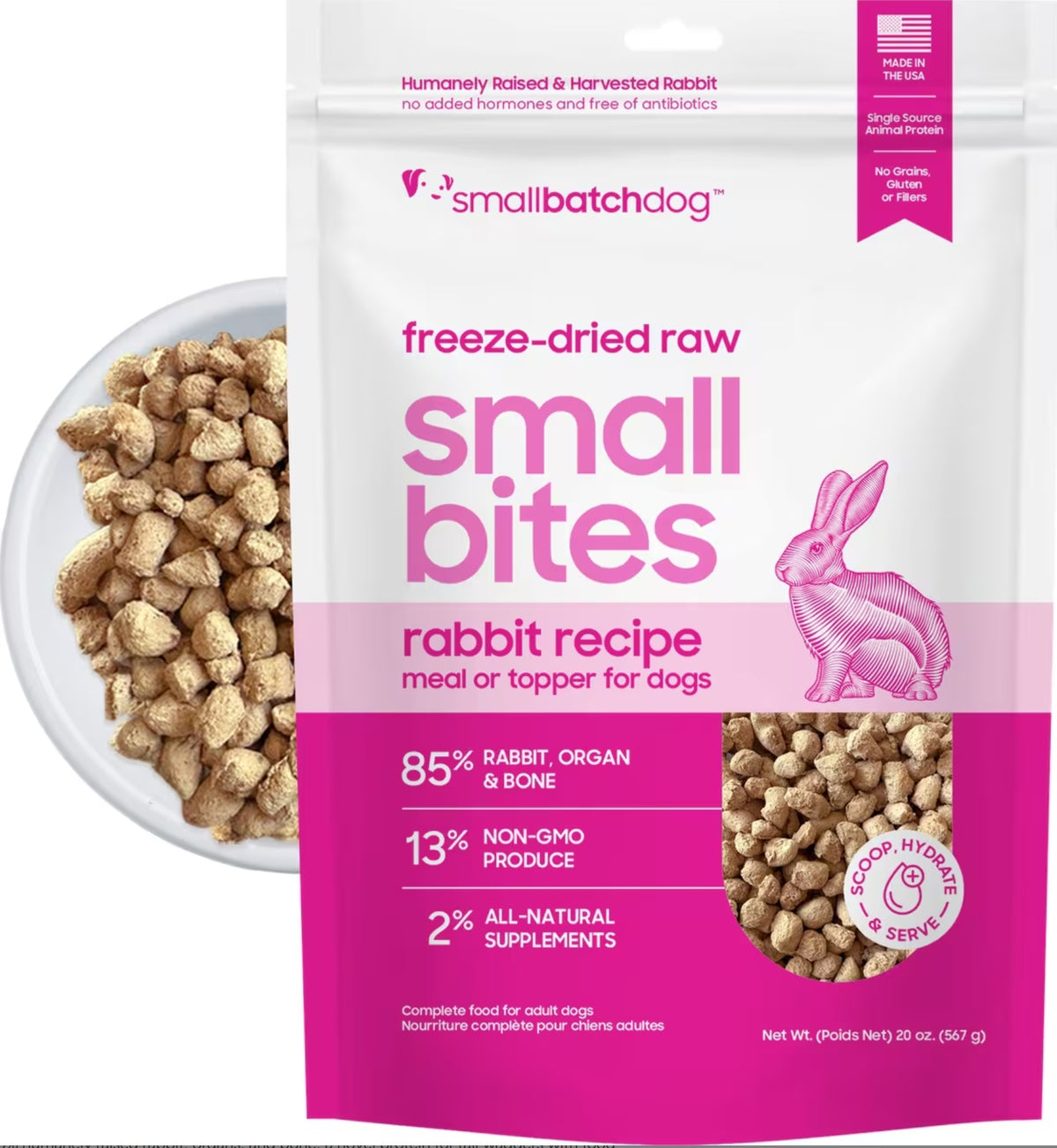 SB FD Small bites Rabbit 7oz