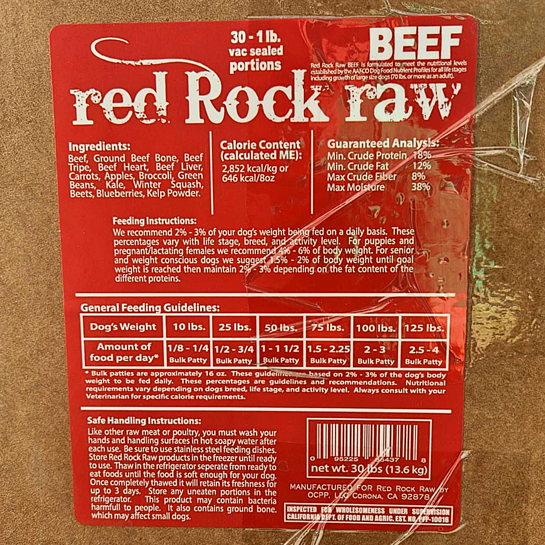 Red Rock Raw - Compete & Balanced RAW Meals - Dogs & Cats