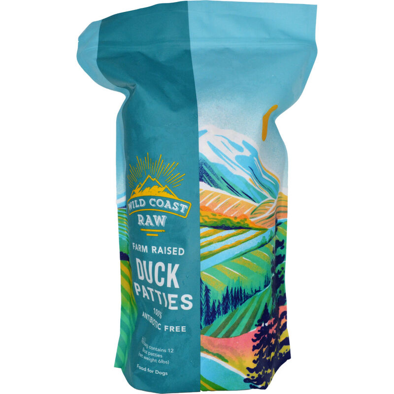 Wild Coast Raw Frozen Duck 6lb