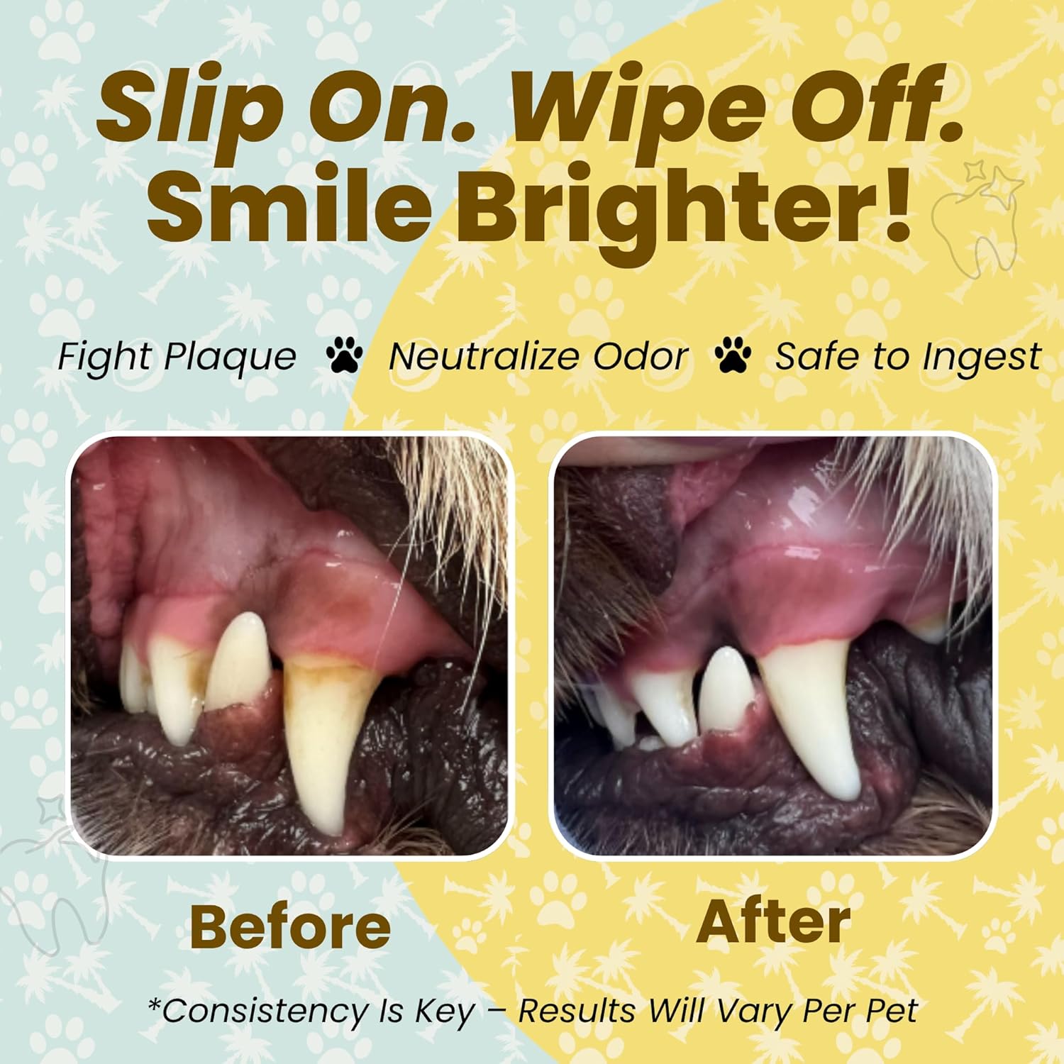 🐾 CocoPups™ 50 ct – Natural Coconut Pet Wipes for Dogs & Cats