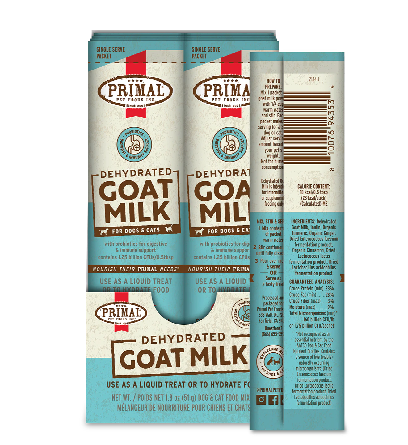 Dehydrated Goat Milk for Dogs & Cats