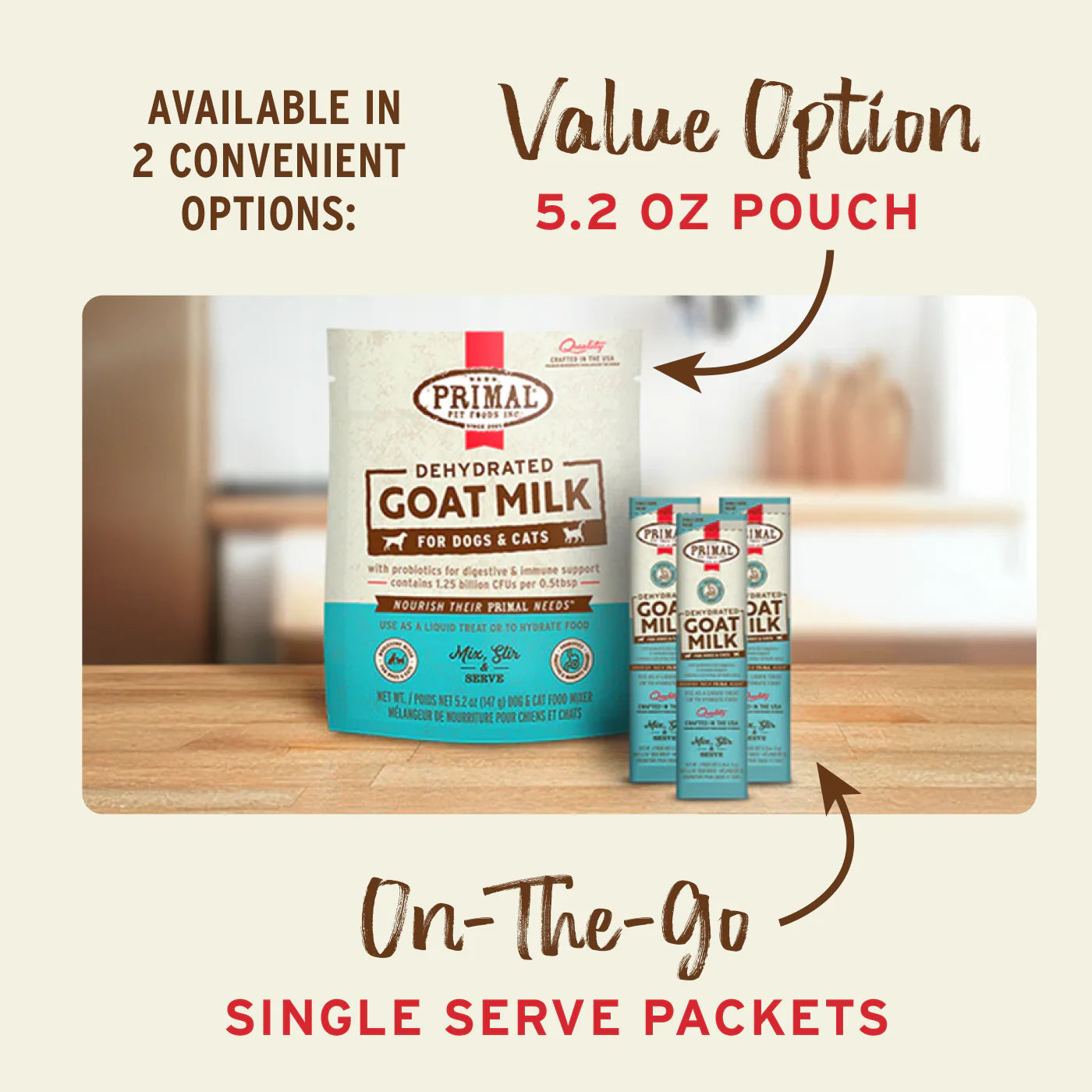 Dehydrated Goat Milk for Dogs & Cats