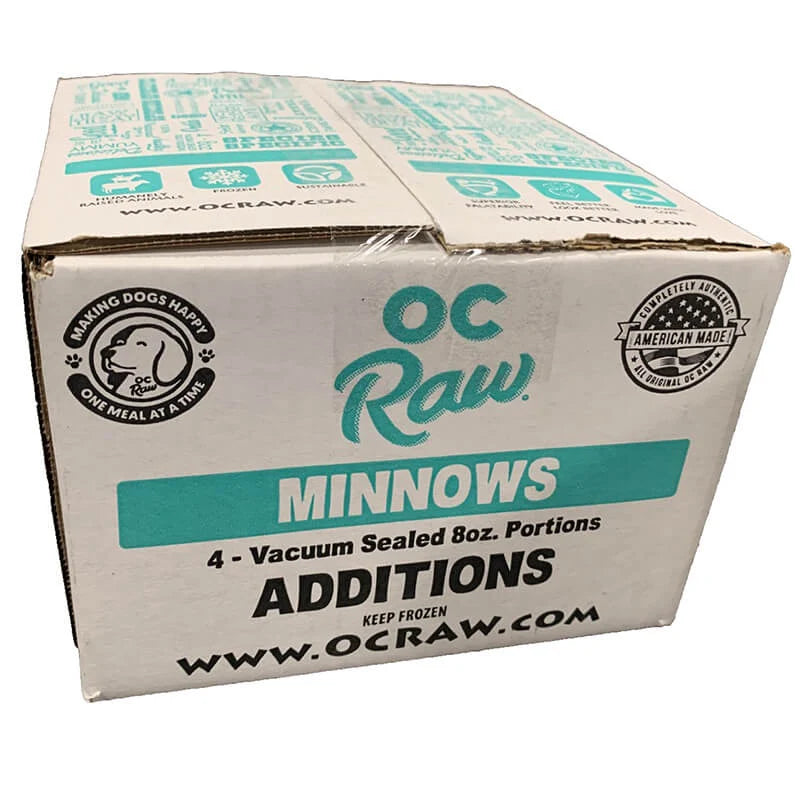 Frozen Whole Minnows- 2lb – OC Raw Treats for Dogs & Cats