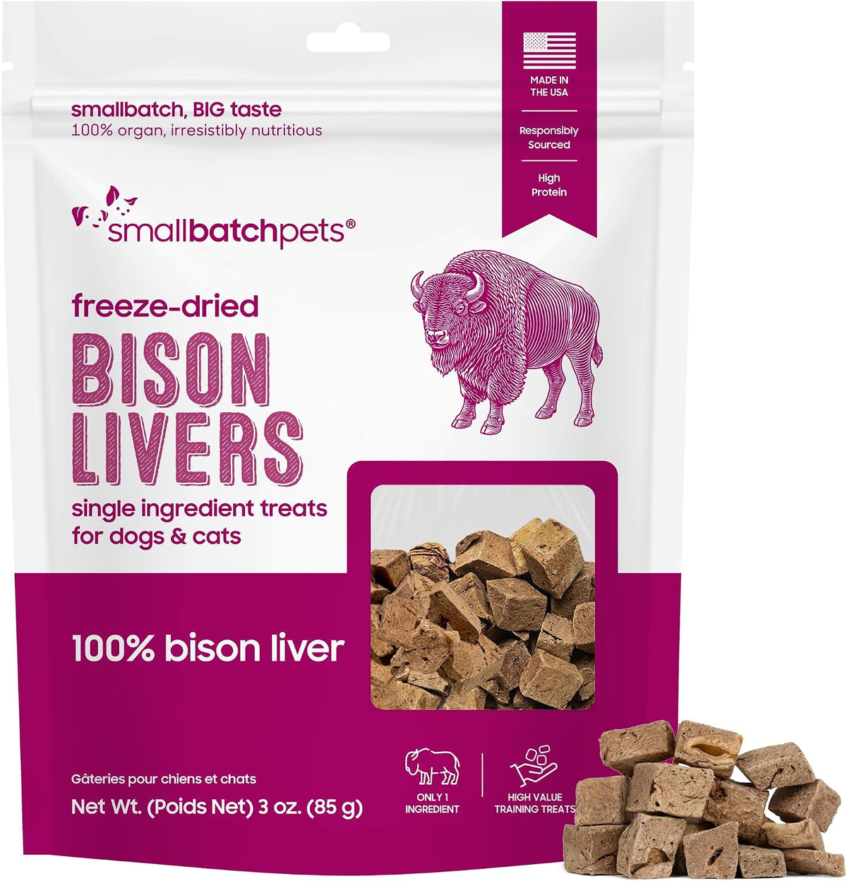 SB FD Bison Liver 3oz