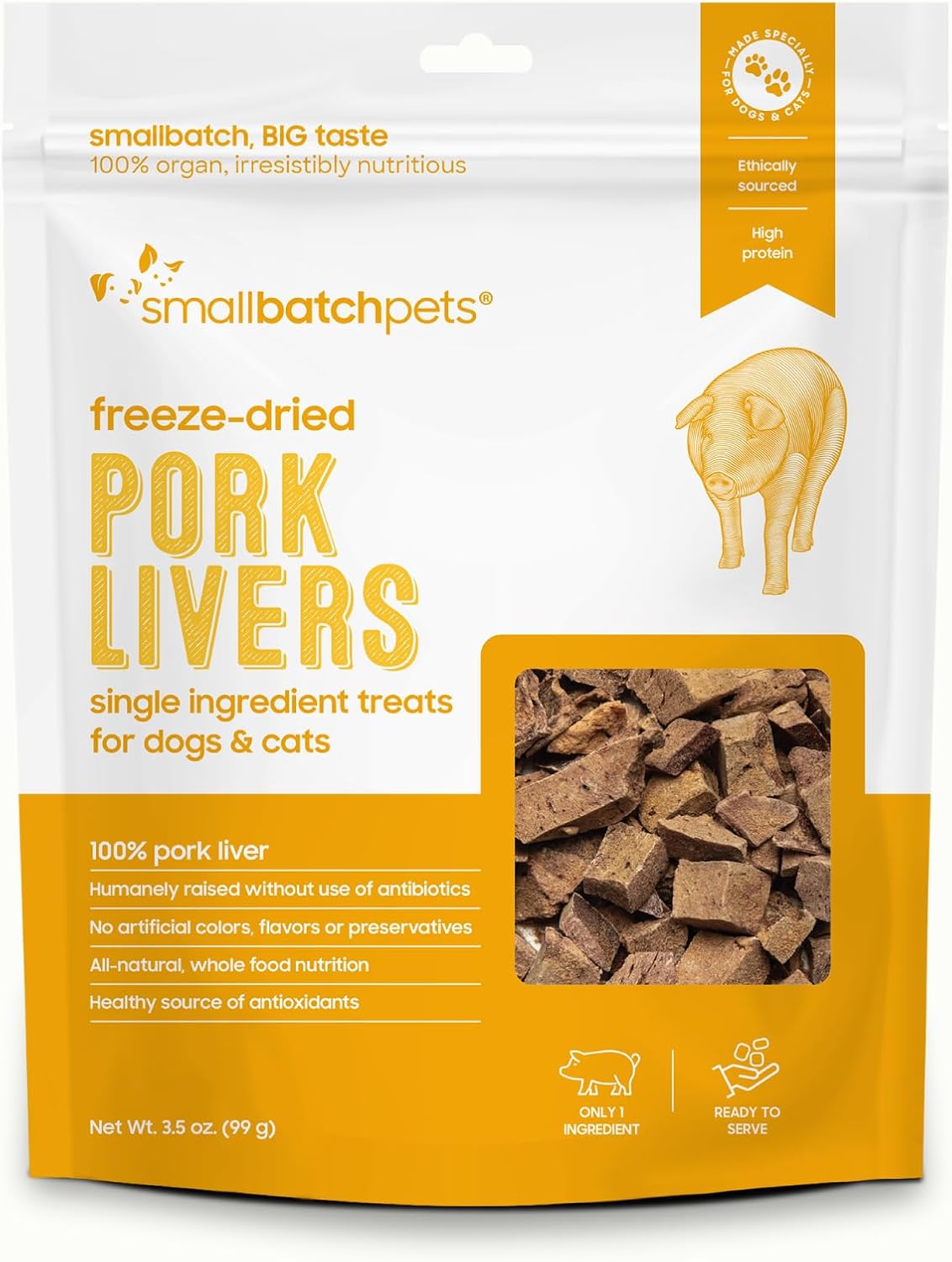 SB FD Pork Liver 3.5oz