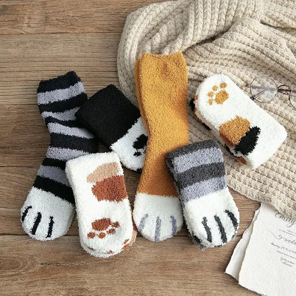 Cat Paw Socks-Fun for Humans!!