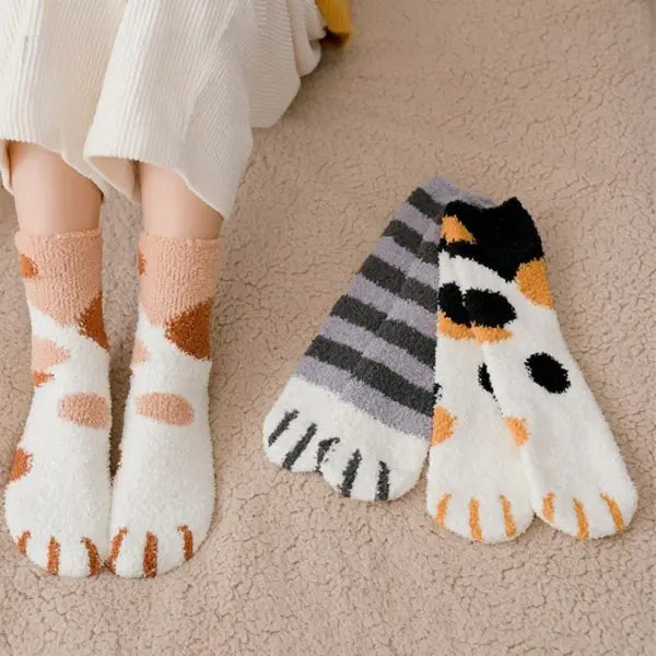 Cat Paw Socks-Fun for Humans!!